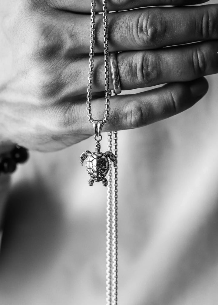 Turtle Silver Pendant