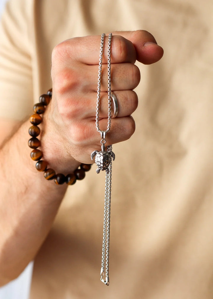 Turtle Silver Pendant