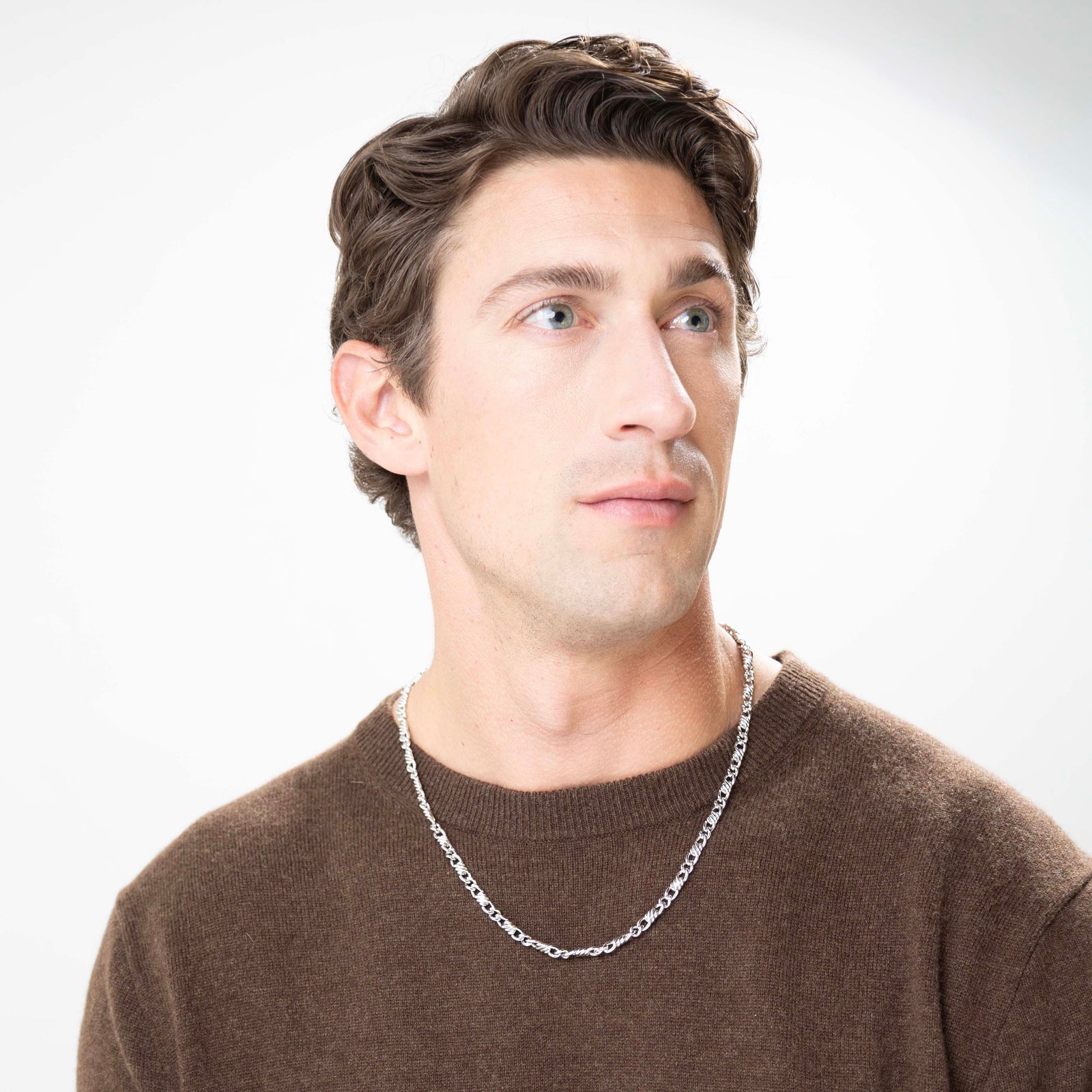 white man with chain 