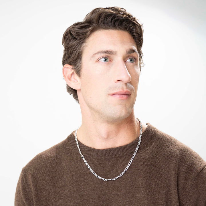 white man with chain 