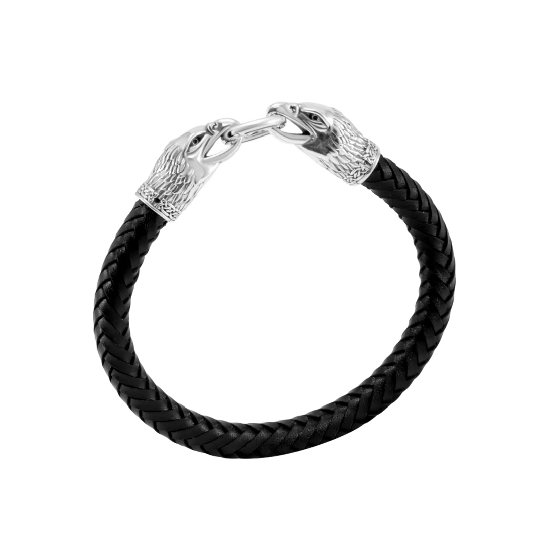 Eagle Leather bracelet (8 mm)
