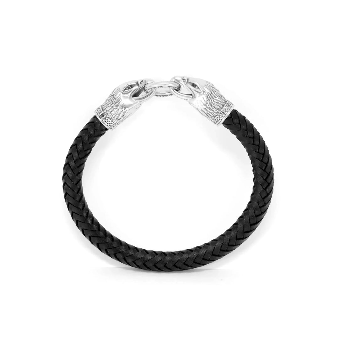 Eagle Leather bracelet (8 mm)
