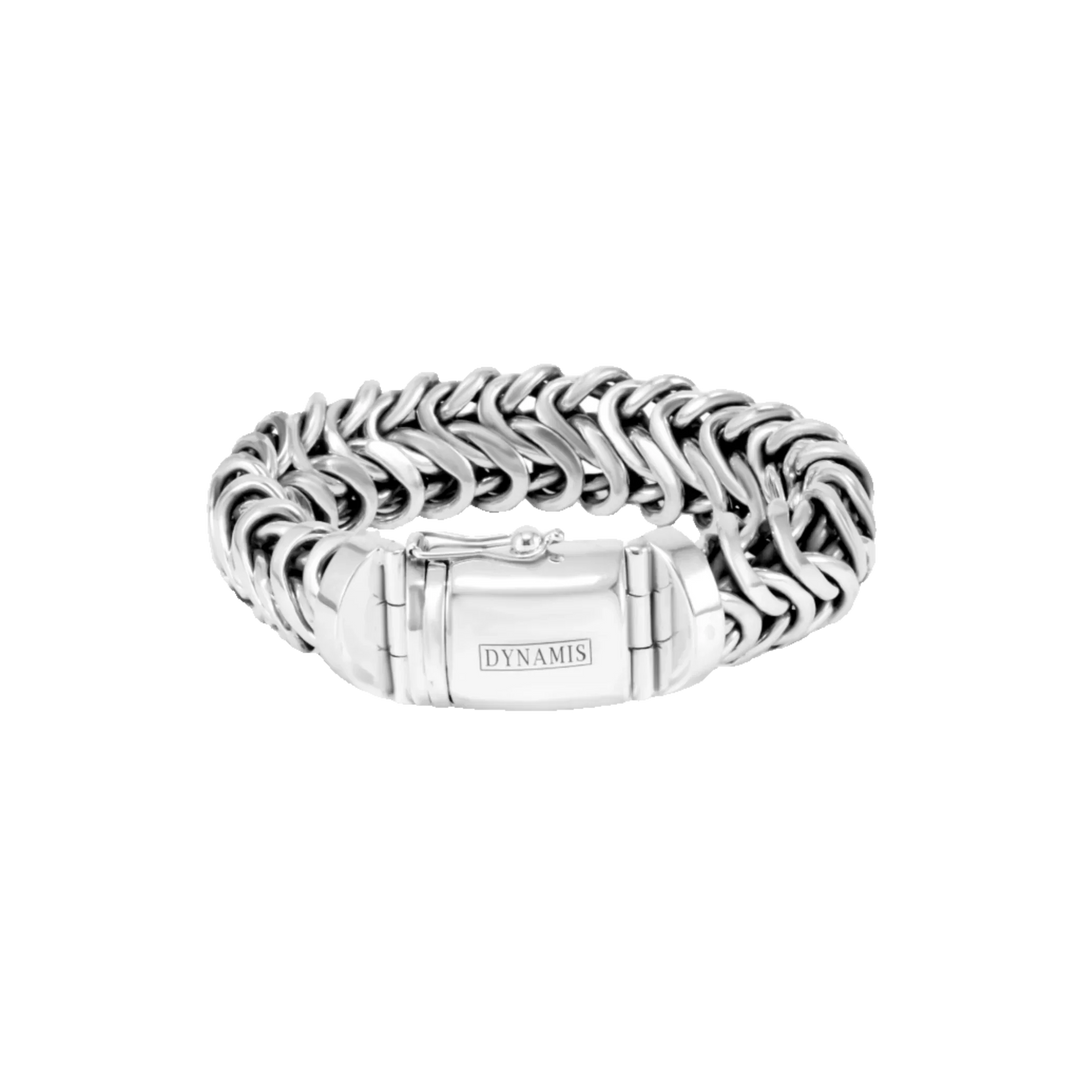 Persian chunky Silver Bracelet (20 mm)