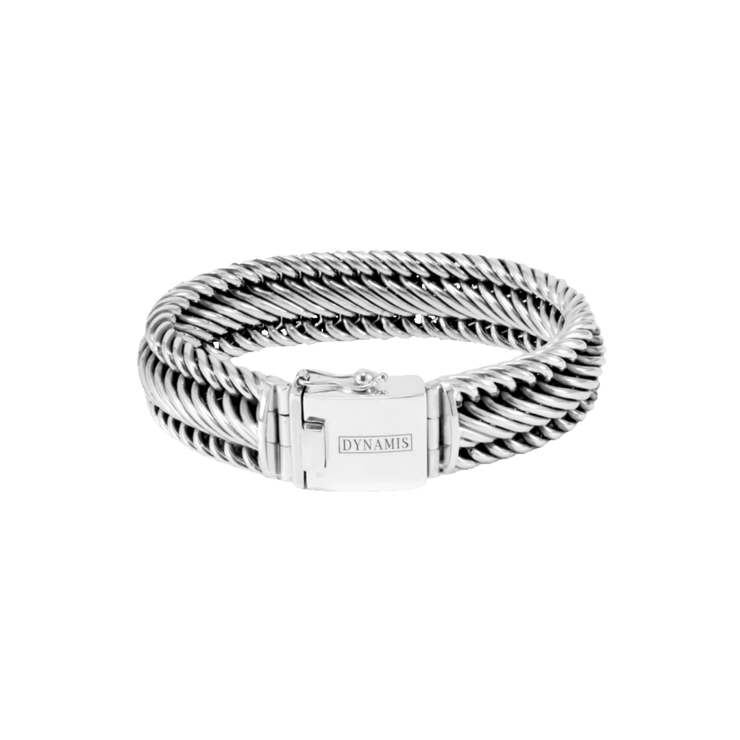 Bali chunky silver bracelet (20 mm)