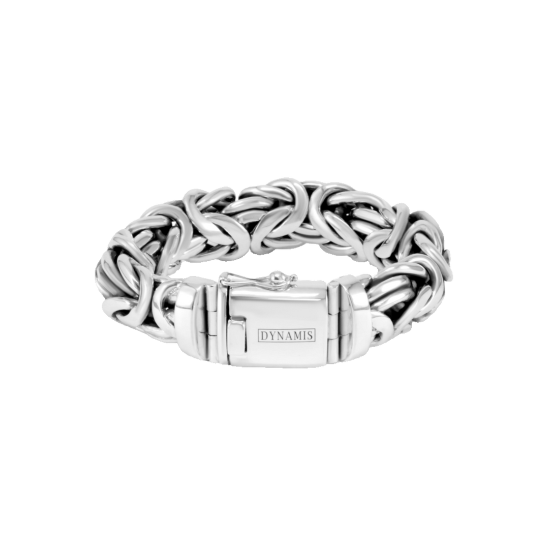 Byzantine Chunky Silver Bracelet (20 mm)