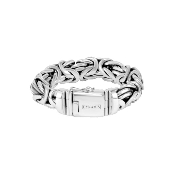 Byzantine Chunky Silver Bracelet (20 mm)