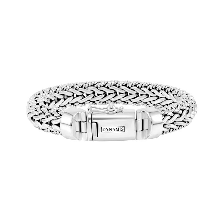 Heavy Bali silver bracelet (12 mm)