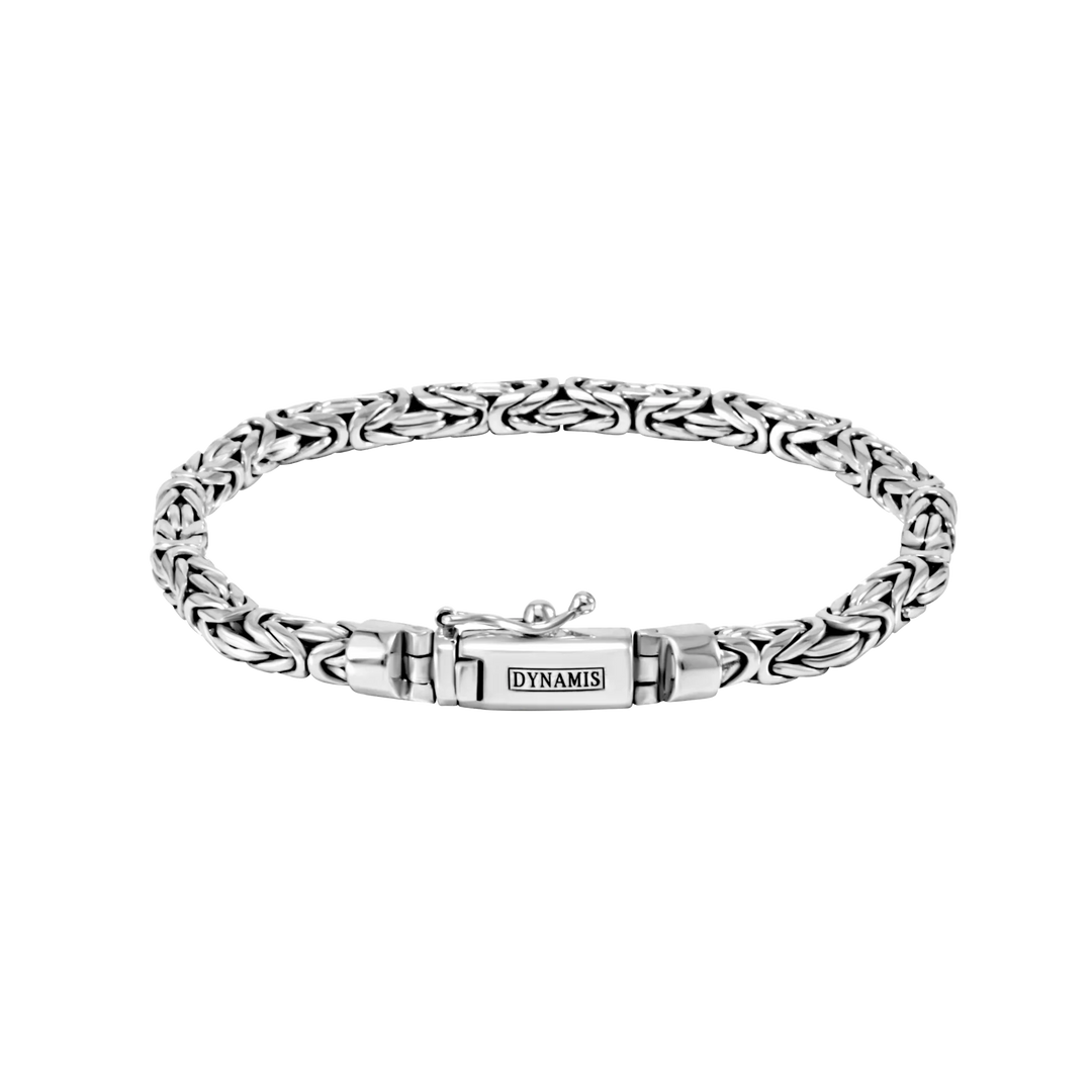 Byzantine silver bracelet | Round (5 mm)