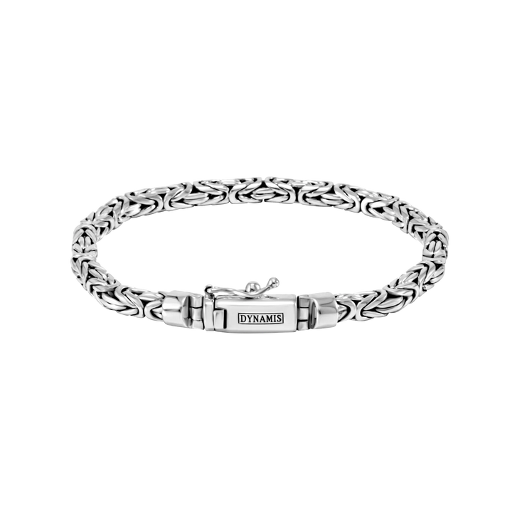 Byzantine silver bracelet | Round (5 mm)