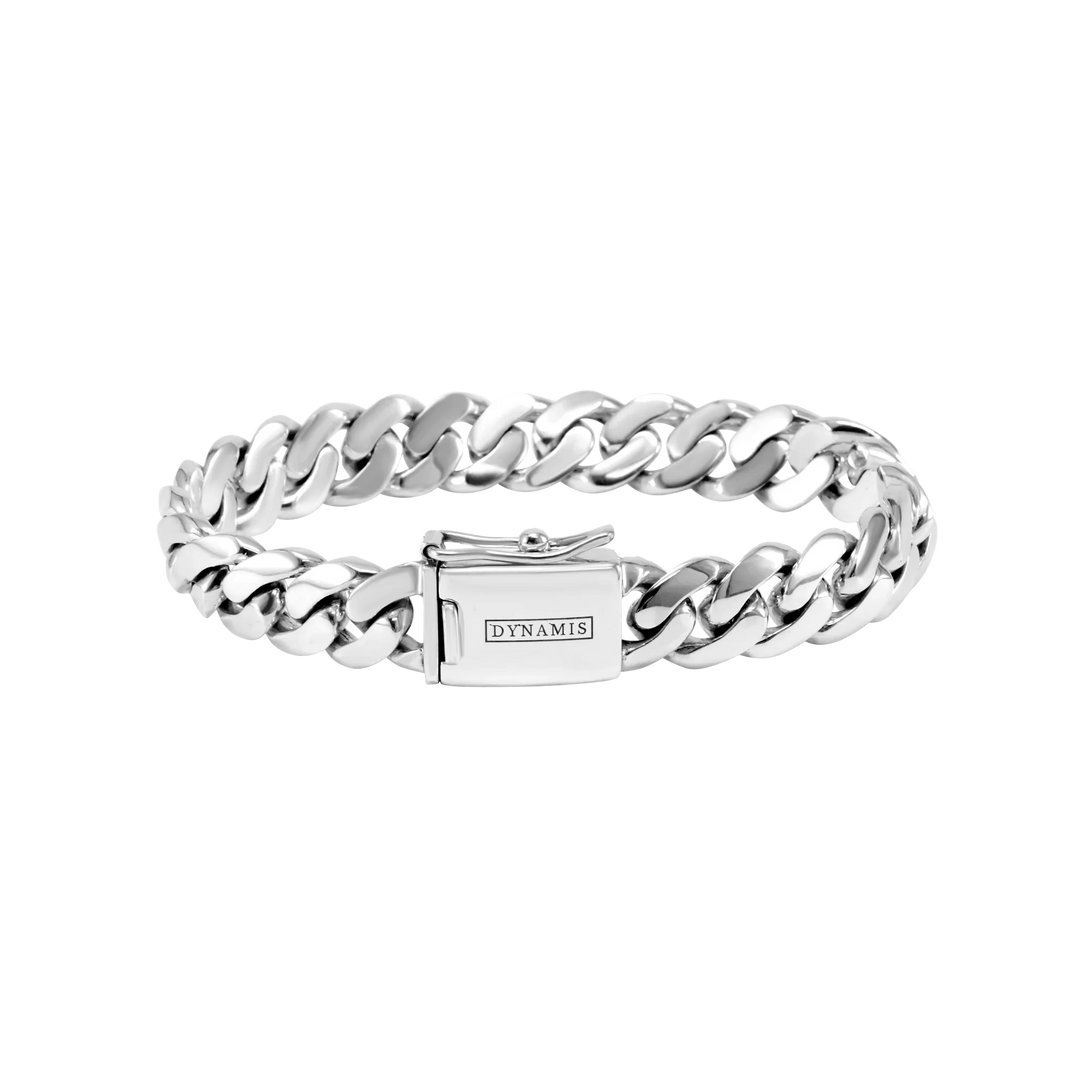 Silver Cuban Bracelet (12 mm)