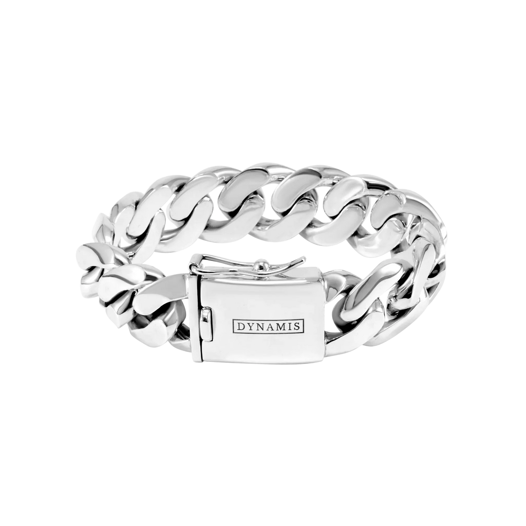 Silver Cuban bracelet (20 mm)