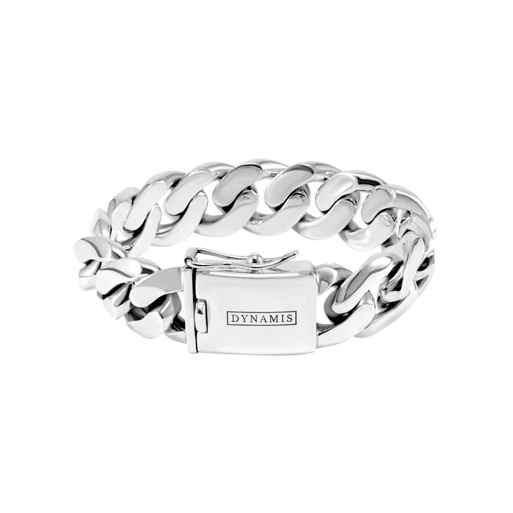 Silver Cuban bracelet (20 mm)