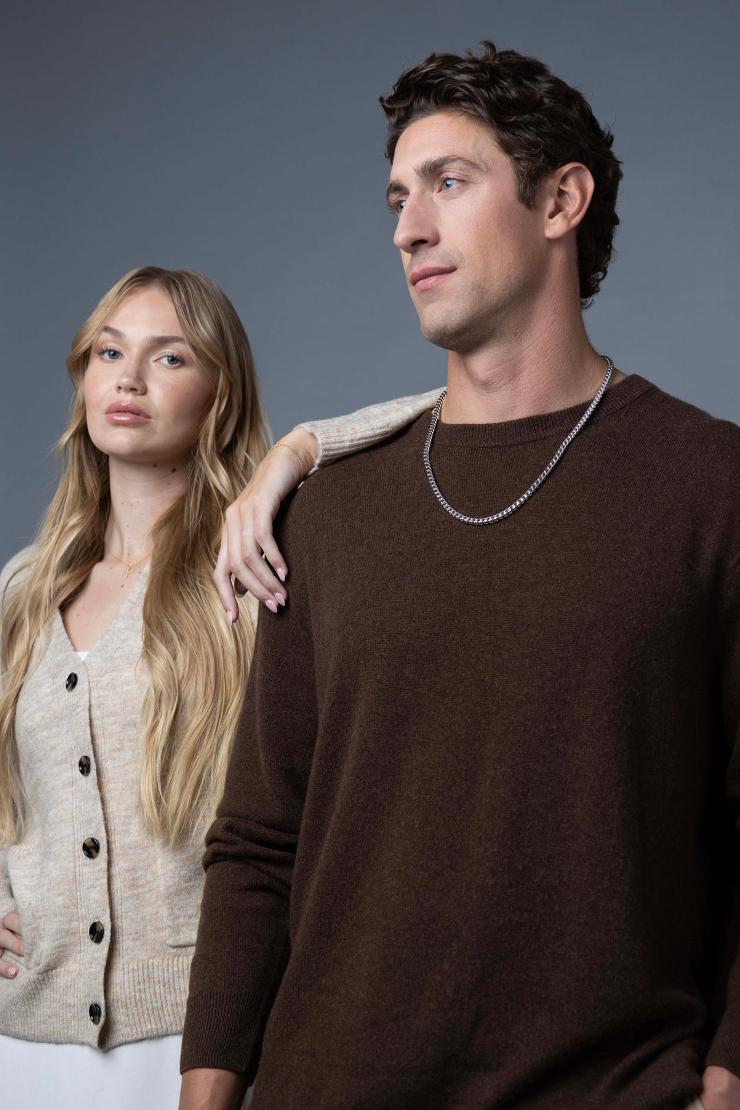 Italian Chain Rhodium Plated 4-Side Franco Chain Necklace - 24"