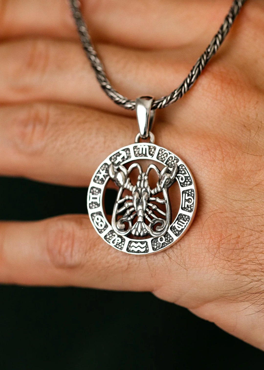 CANCER Silver Pendant