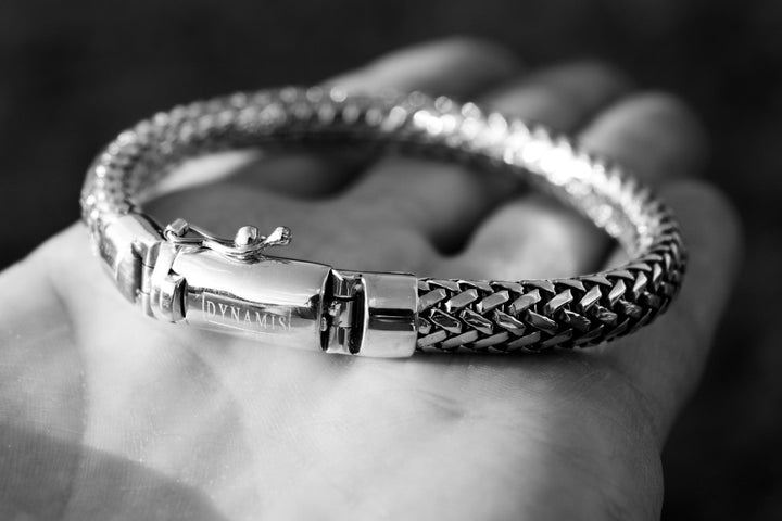 Bali silver bracelet (8 mm)