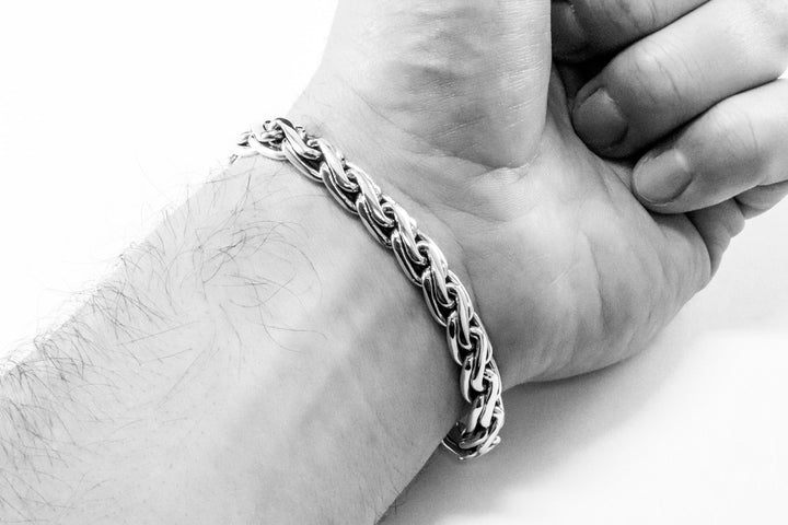 Bali silver bracelet (8 mm)