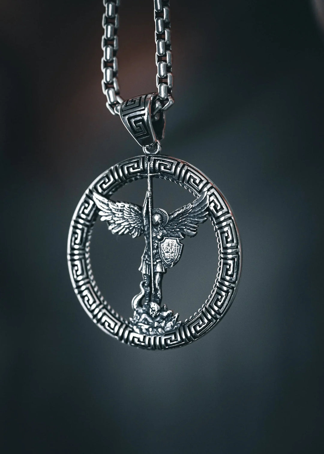 St. Michael the Archangel Silver Pendant