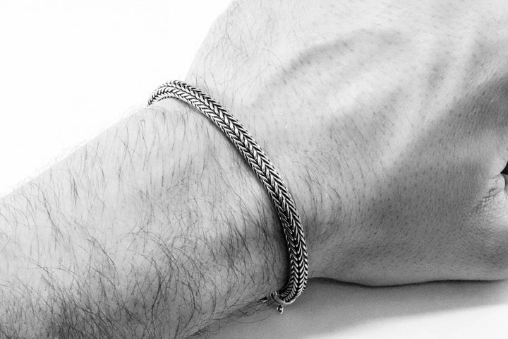 Crocodile Silver bracelet