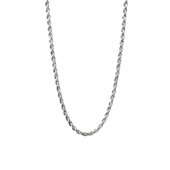 Classic Rope Silver Chain (3 mm)