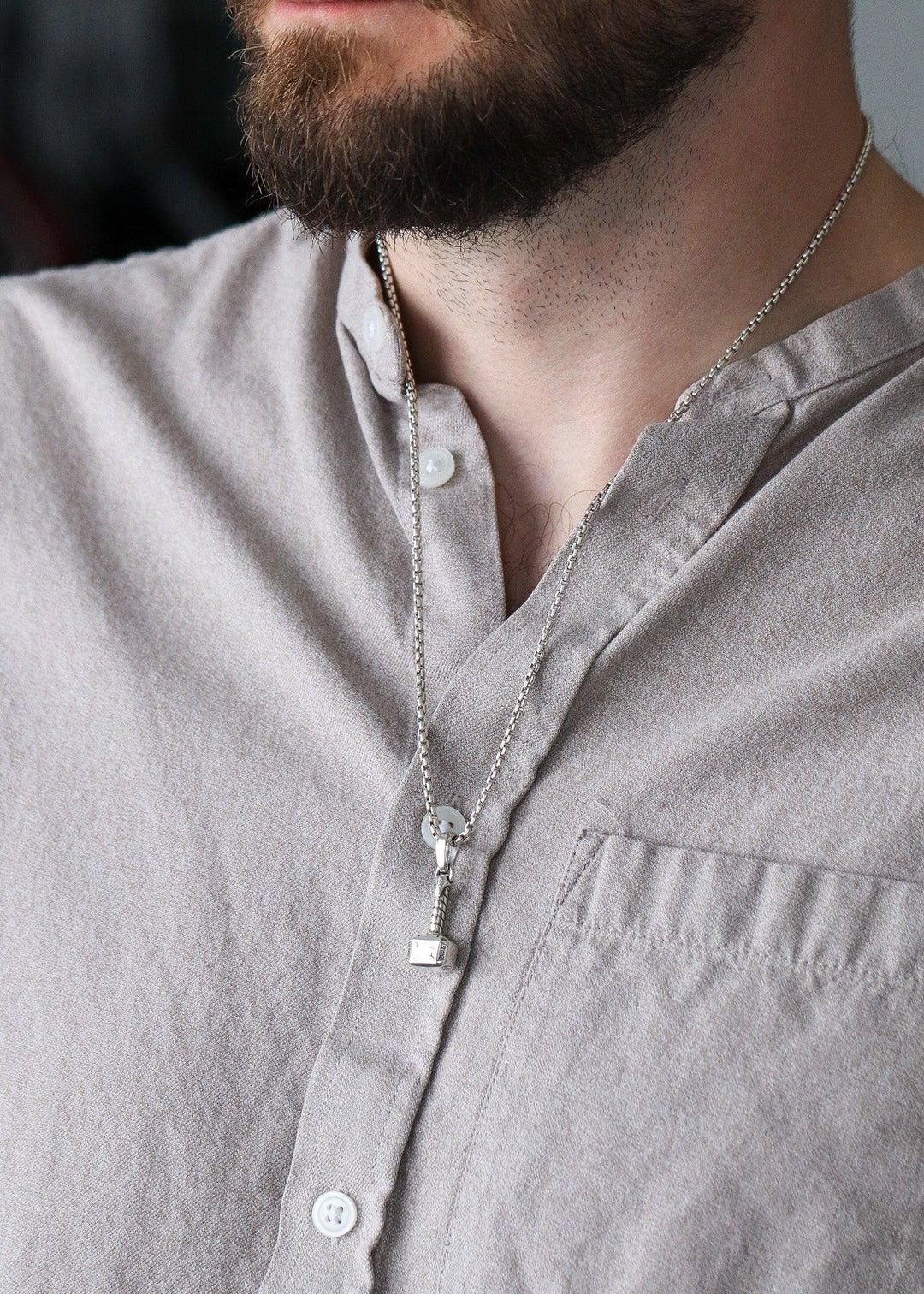 MJÖLNIR Silver Pendant