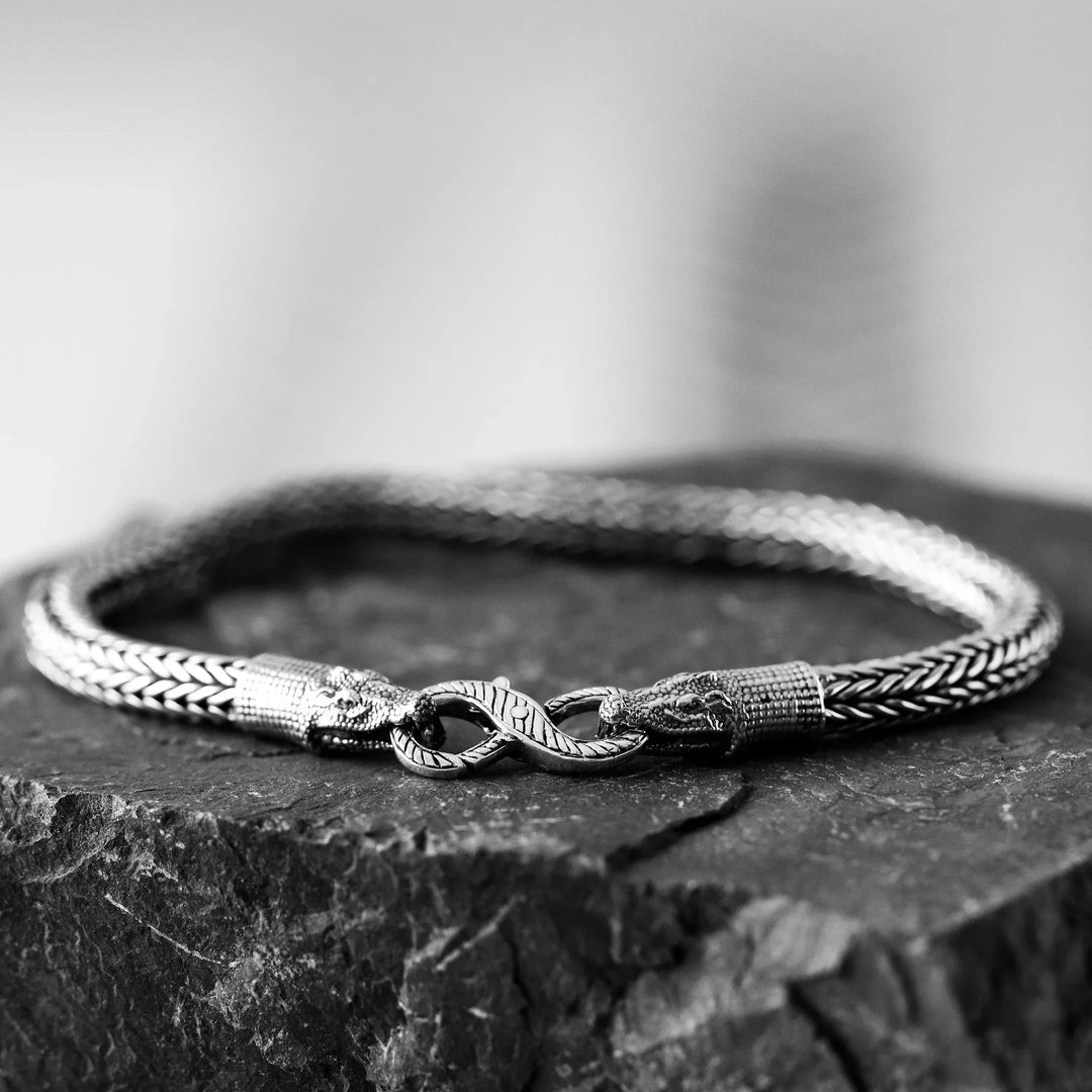 Crocodile Silver bracelet