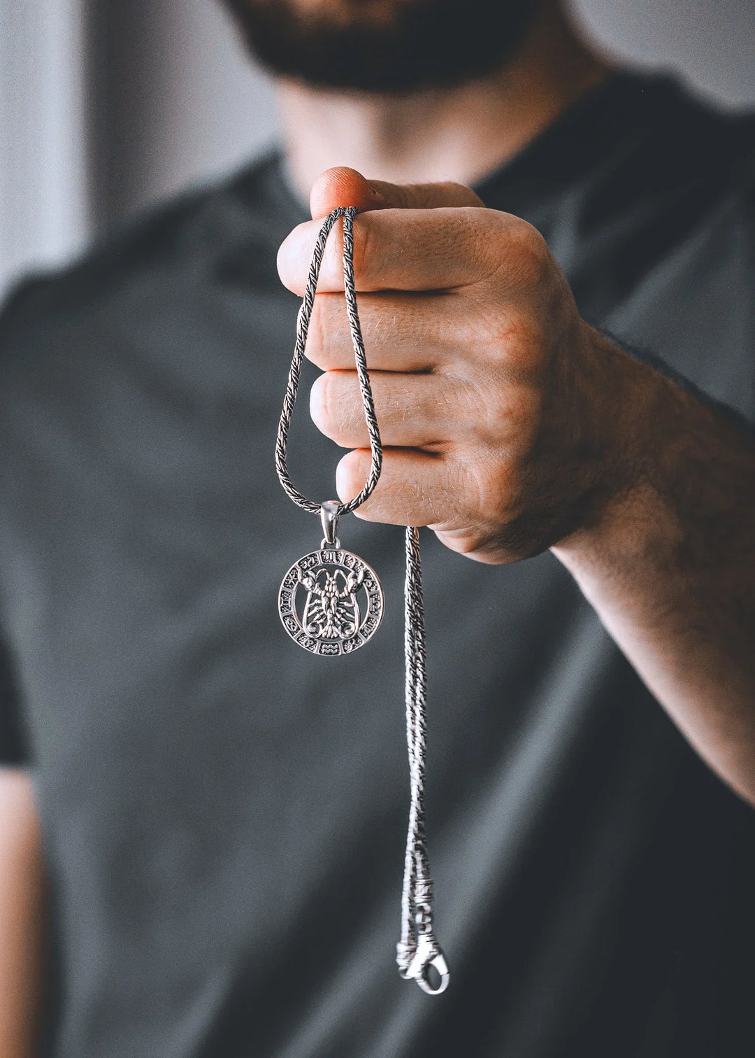 CANCER Silver Pendant