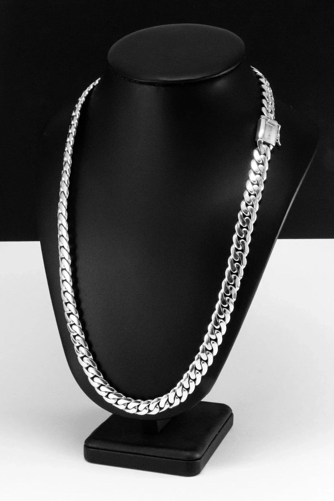Heavy silver Cuban necklace (12 MM)