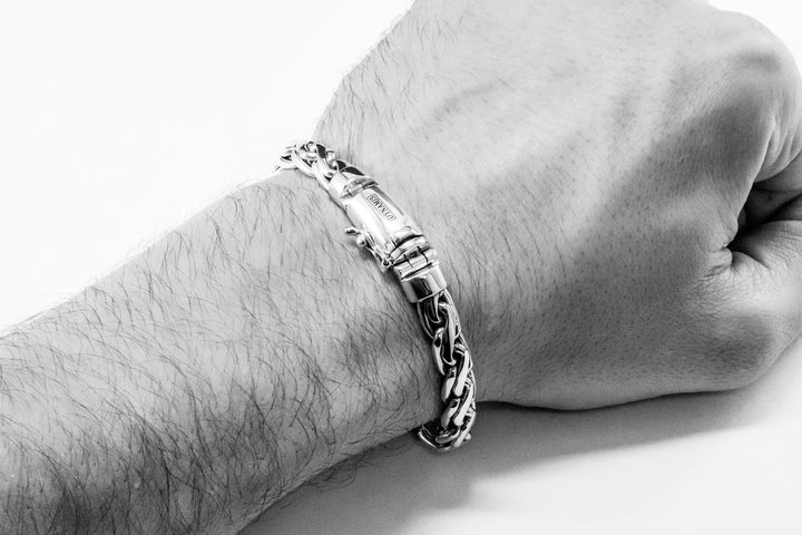 Bali silver bracelet (8 mm)
