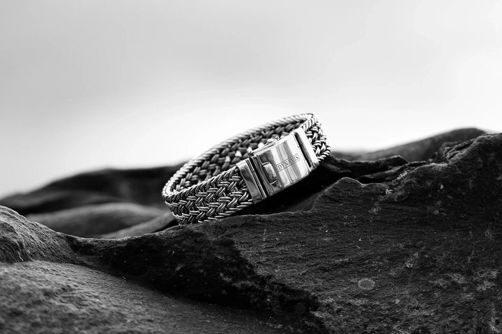 Thai Chunky Silver Bracelet (20 mm)