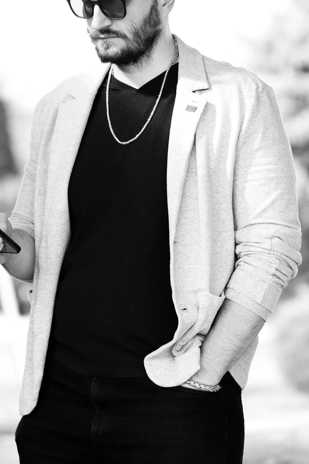 Bali silver necklace (4 mm)