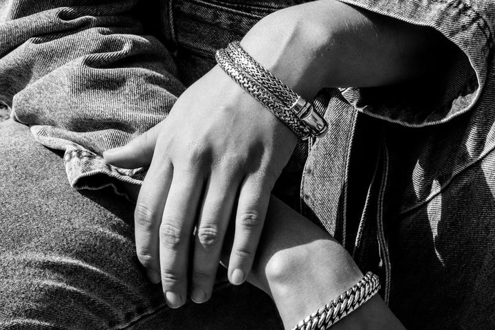 Bali silver bracelet (8 mm)