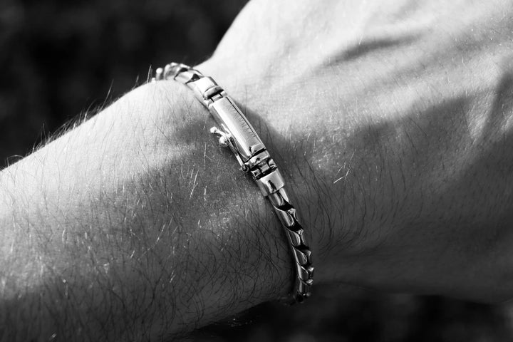 Cobra silver bracelet (4.5 mm)