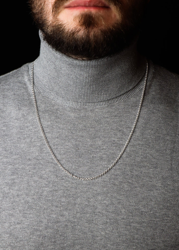 Rolo Silver Chain (3 mm)