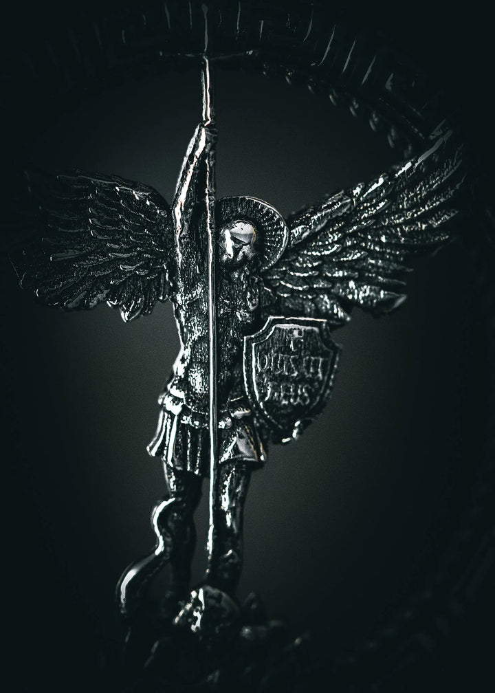 St. Michael the Archangel Silver Pendant
