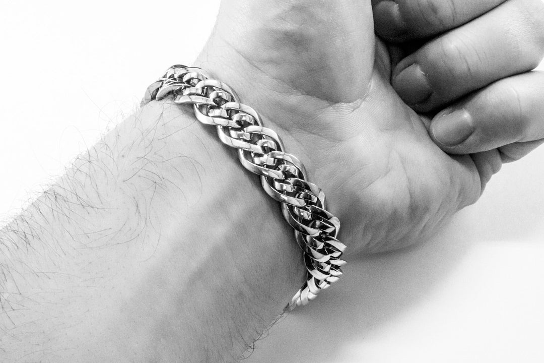 Bali silver bracelet (12 mm)