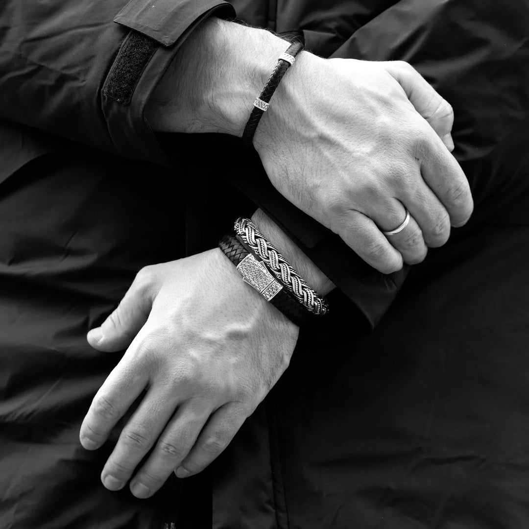 Leather bracelet (10 mm)