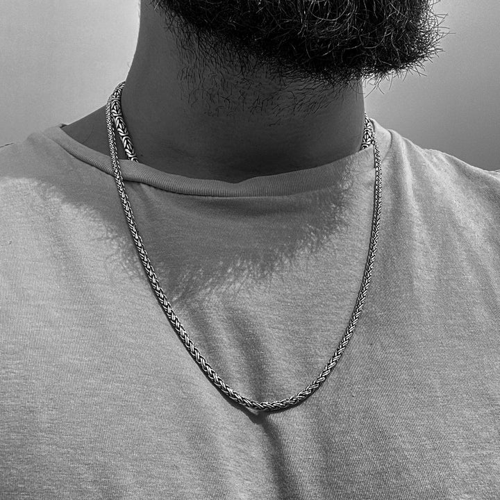 Bali silver necklace (3 mm)