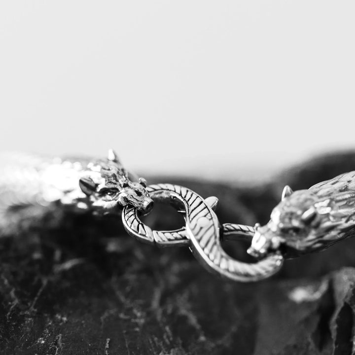 Boar Silver Bracelet