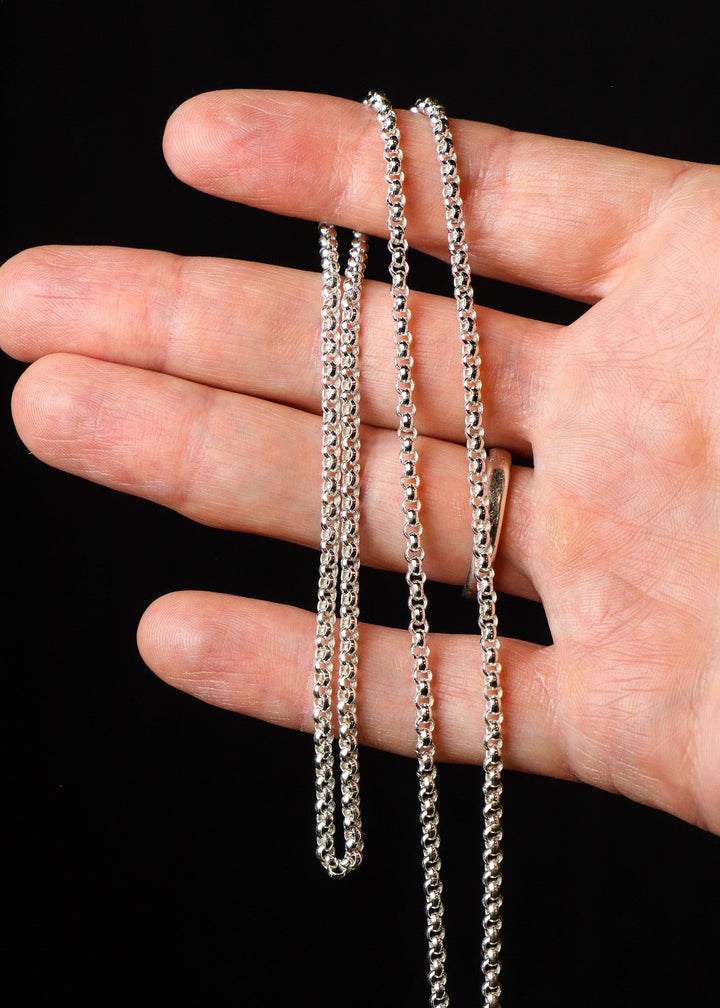 Rolo Silver Chain (3 mm)