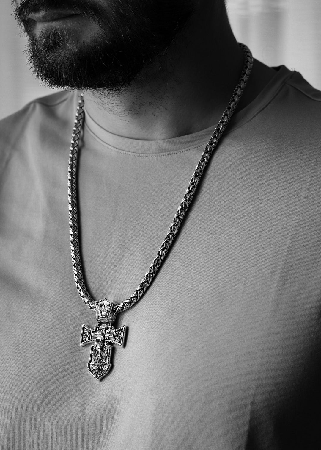 Heavy 14k Yellow Gold cross