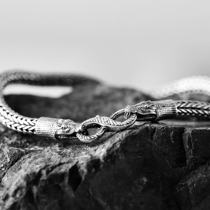 Crocodile Silver bracelet