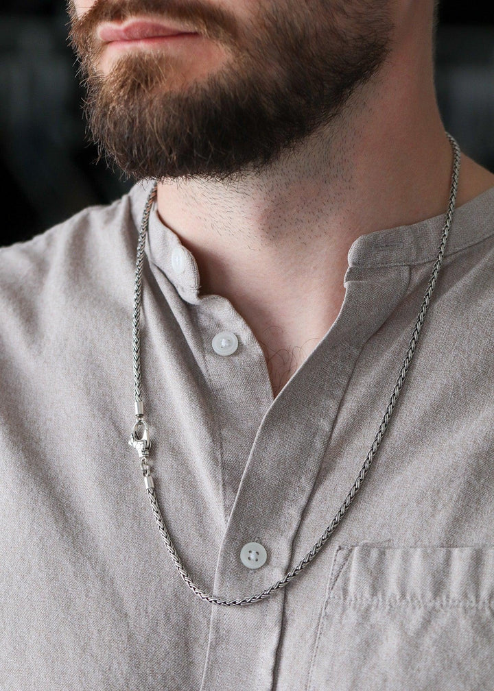 Bali silver necklace (3 mm)