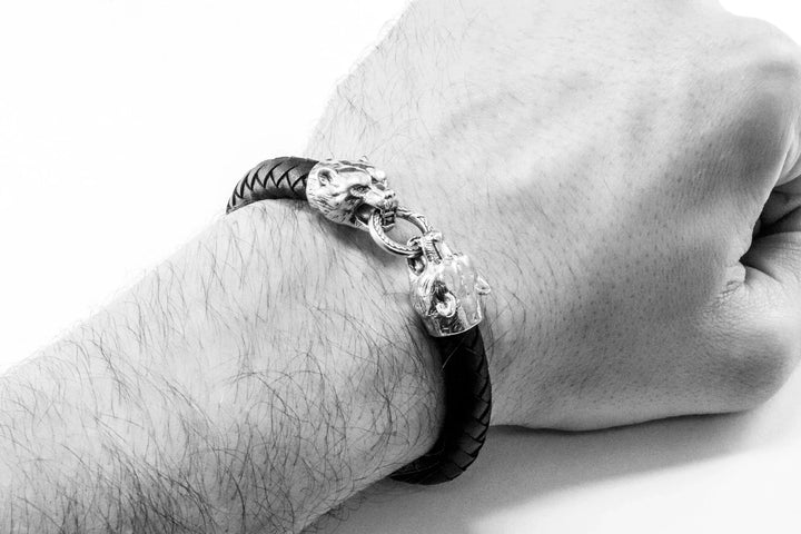 BEAR LEATHER BRACELET