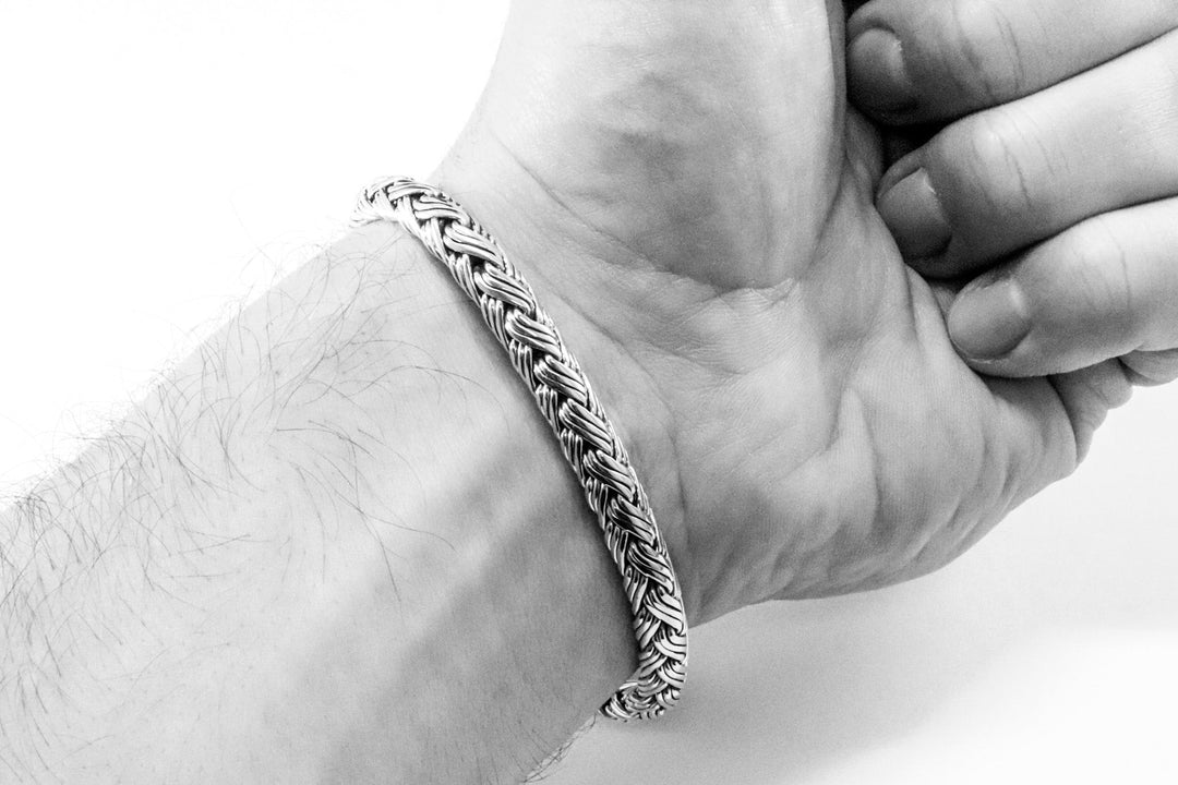 LIMITED EDITION Bali silver bracelet (7 mm)
