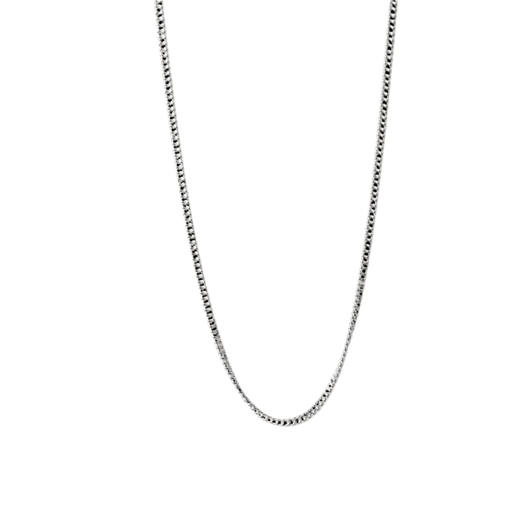Curb Silver Chain (2.2 mm)