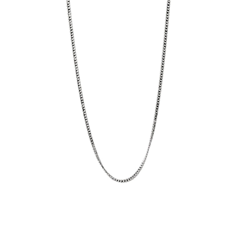 Curb Silver Chain (2.2 mm)