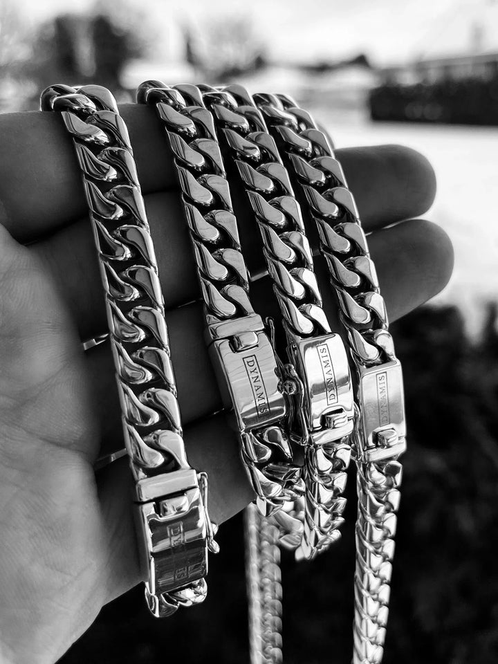 Silver Cuban Bracelet (10 mm)