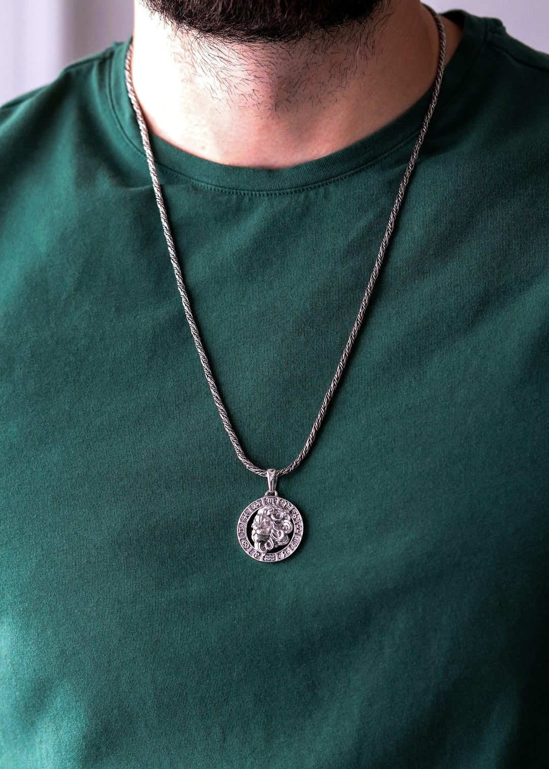 LEO Silver Pendant