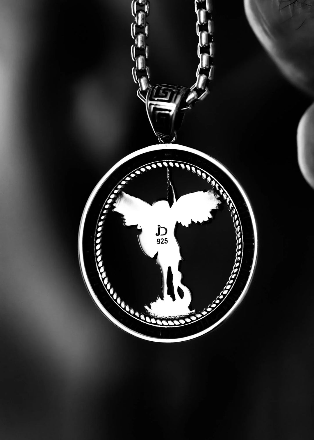 St. Michael the Archangel Silver Pendant