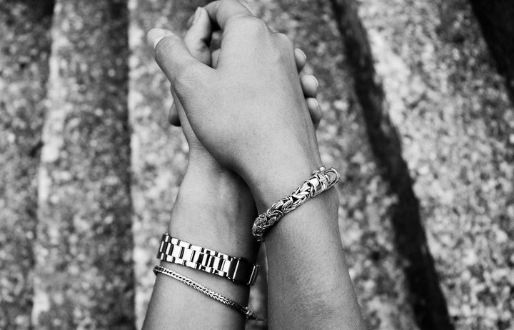 Byzantine silver bracelet | Oval